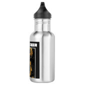 Multitasker Gold & Black Flüssig-Marmor Abstract Edelstahlflasche (Rechts)