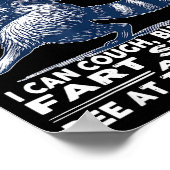 Multitasking At Old Age I Can Cough Burp Laugh Far Poster (Ecke)