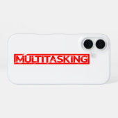 Multitasking-Briefmarke iPhone 16 Hülle (Rückseite (Horizontal))