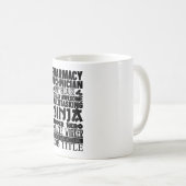 Multitasking Ninja Hero Pharmacy Tech Kaffeetasse (VorderseiteRechts)