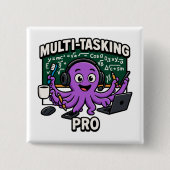 Multitasking Octopus-Klassenzimmer Lerner Pro Button (Vorderseite)