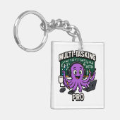 Multitasking Octopus-Klassenzimmer Lerner Pro Schlüsselanhänger (Vorderseite links)