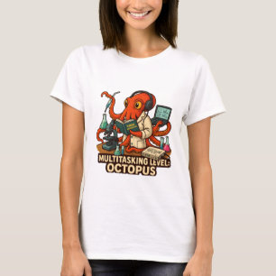Multitasking-Oktopus im Labrador T-Shirt