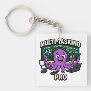 Multitasking-Oktopus-Klassenlernprogramm Pro Schlüsselanhänger