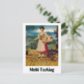 Multitasking Postkarte (Stehend Vorderseite)
