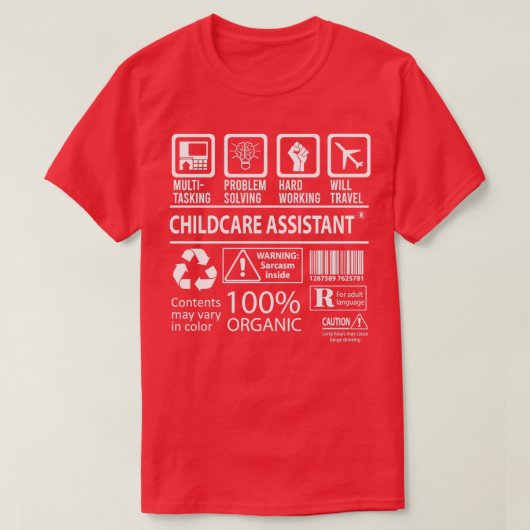 MultiTasking - zertifizierter Job Gif T-Shirt (Design vorne)