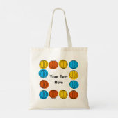 Multitext Globe 2 sided tote Bag Tragetasche (Rückseite)