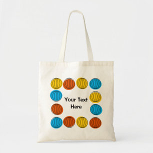 Multitext Globe 2 sided tote Bag Tragetasche