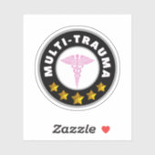 MultiTrauma Aufkleber (Blatt)