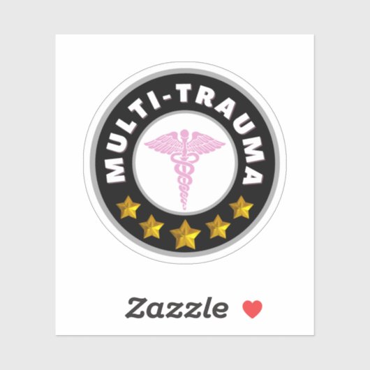 MultiTrauma Aufkleber (Blatt)