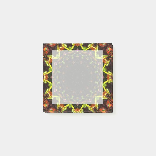 Multiverse Portal-Mandala Post-it Klebezettel (Vorderseite)