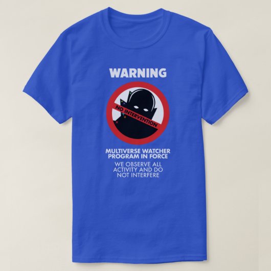 Multiversum-Uhr T-Shirt (Design vorne)