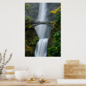 Multnomah-Fall im Herbst Poster (Küche)