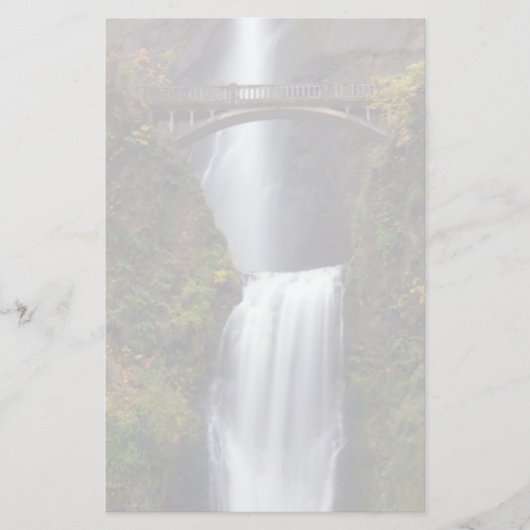 Multnomah-Fall im Spätherbst Briefpapier (Vorderseite)