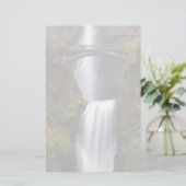 Multnomah-Fall im Spätherbst Briefpapier (Stehend Vorderseite)