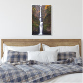 Multnomah-Fälle im Spätherbst Leinwanddruck (Insitu (Schlafzimmer))