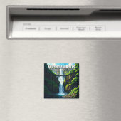 Multnomah Fälle Oregon Magnet (In Situ (Geschirrspüler))