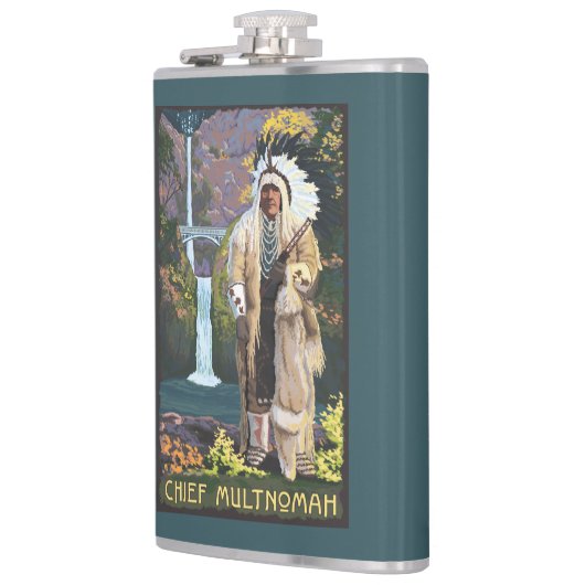 Multnomah Fälle, OregonChief Multnomah Flachmann (Links)