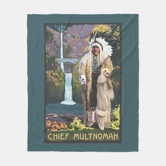 Multnomah Fälle, OregonChief Multnomah Fleecedecke (Vorderseite)