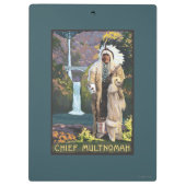 Multnomah Fälle, OregonChief Multnomah Klemmbrett (Rückseite)