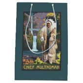 Multnomah Fälle, OregonChief Multnomah Mittlere Geschenktüte (Rückseite)