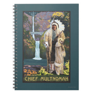 Multnomah Fälle, OregonChief Multnomah Notizblock
