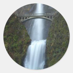 Multnomah Fälle Runder Aufkleber
