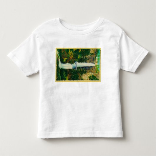 Multnomah Fälle und Benson-Fuß-Brücke Kleinkind T-shirt (Vorderseite)