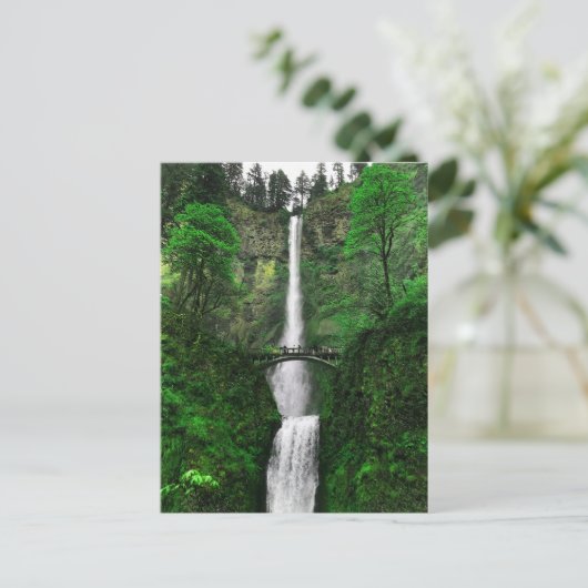 Multnomah Falls #2-2 Postcard Postkarte (Stehend Vorderseite)