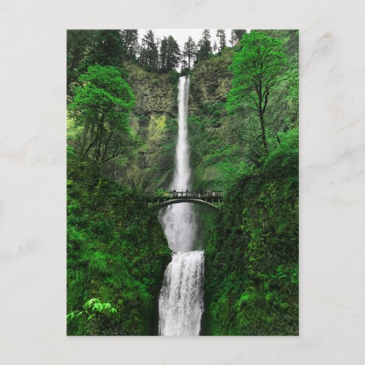 Multnomah Falls #2-2 Postcard Postkarte (Vorderseite)
