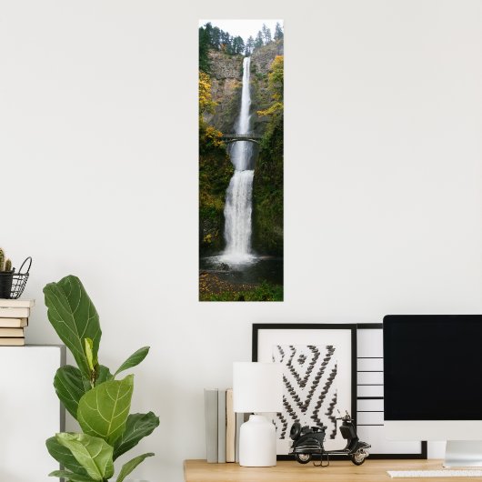 Multnomah Falls 2 Poster (Heimbüro)