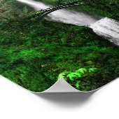 Multnomah Falls #2 Poster (Ecke)