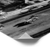 Multnomah Falls and Lodge Foto Poster (Ecke)