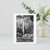 Multnomah Falls and Lodge Foto Postkarte (Stehend Vorderseite)
