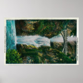 Multnomah Falls auf dem Columbia River Poster (Vorne)