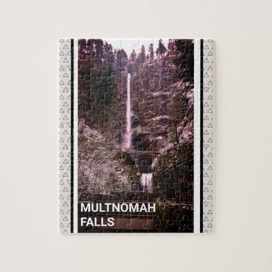Multnomah Falls Columbia River Gorge Oregon Foto Puzzle (Vertikal)
