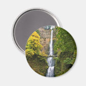 Multnomah Falls, Columbia River Gorge, Oregon Magnet (Vorderseite/Rückseite)