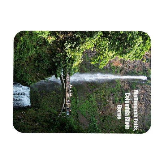 Multnomah Falls, Columbia River Gorge, Oregon Magnet (Horizontal)
