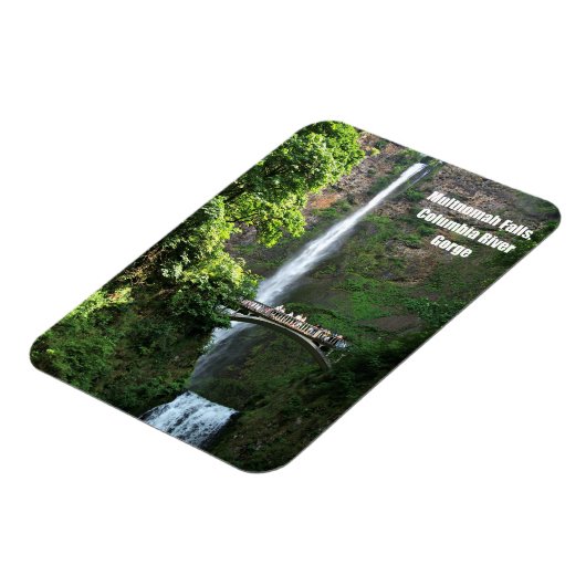 Multnomah Falls, Columbia River Gorge, Oregon Magnet (Linke Seite)