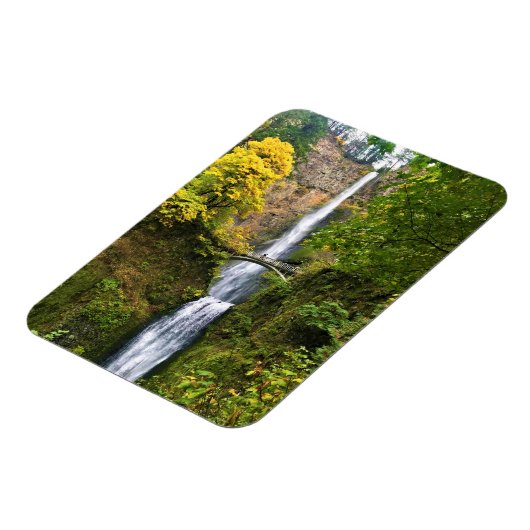 Multnomah Falls, Columbia River Gorge, Oregon Magnet (Linke Seite)