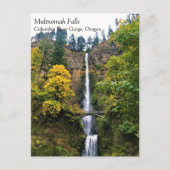 Multnomah Falls, Columbia River Gorge, Oregon Post Postkarte (Vorderseite)