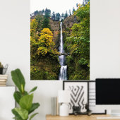 Multnomah Falls, Columbia River Gorge, Oregon Poster (Heimbüro)