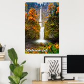 Multnomah Falls, Columbia River Gorge, Oregon Poster (Heimbüro)