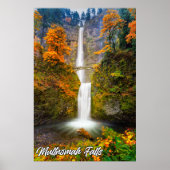 Multnomah Falls, Columbia River Gorge, Oregon Poster (Vorne)