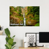 Multnomah Falls, Columbia River Gorge, Oregon Poster (Heimbüro)