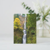 Multnomah Falls, Columbia River Gorge, Oregon Postkarte (Stehend Vorderseite)