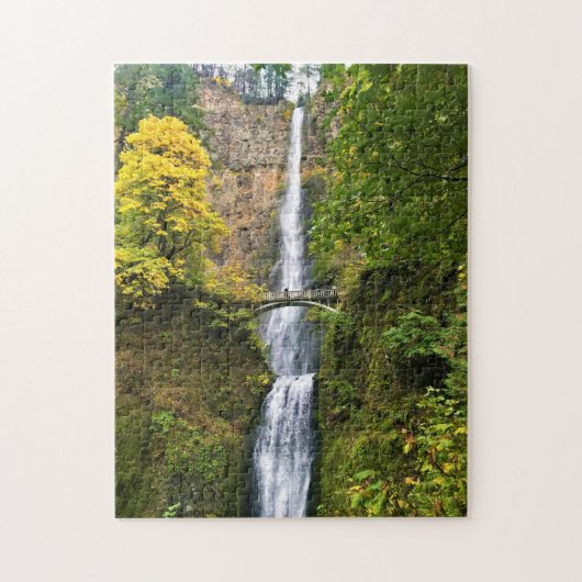 Multnomah Falls, Columbia River Gorge, Oregon Puzzle (Vertikal)