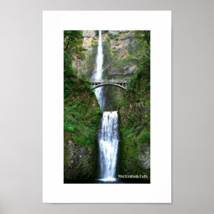Multnomah Falls Columbia River, OR Poster