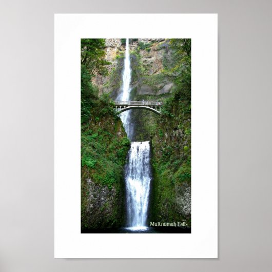 Multnomah Falls Columbia River, OR Poster (Vorne)