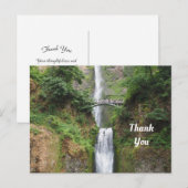 Multnomah Falls Danke Postcard Postkarte (Vorne/Hinten)